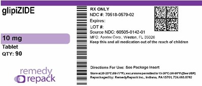 Glipizide  10mg 70518 0579 02